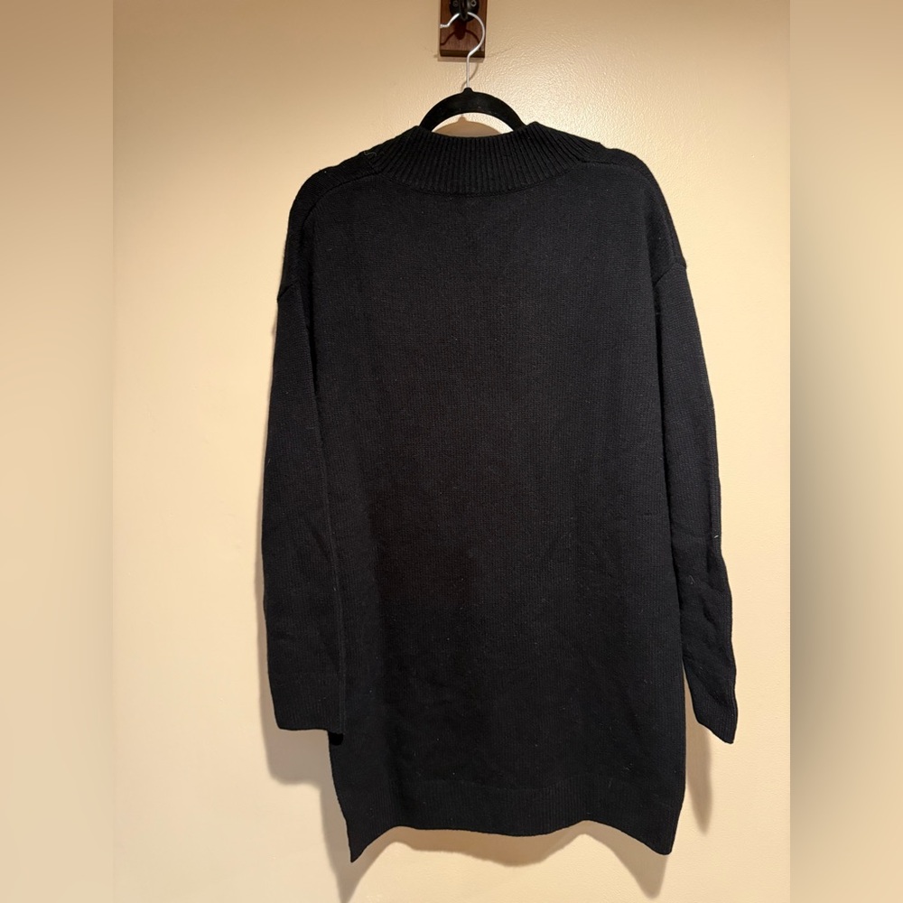 Dries Van Noten Black tunic sweater dress 100% merino wool small - Picture 14 of 15